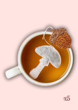TEA HERITAGE - Sachets de thé - Champignon x5
