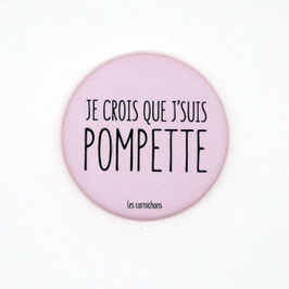 LES CORNICHONS - Magnet décapsuleur "Je crois que je suis pompette"