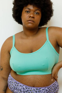 WE ARE JOLIES - Brassière Grande Taille - Vert Menthe