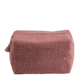 Mathilde M -  Trousse de toilette rectangulaire Bouclette rose - Grand modèle