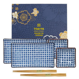 TDS - Sushi Set, Japan Flower - 6pcs