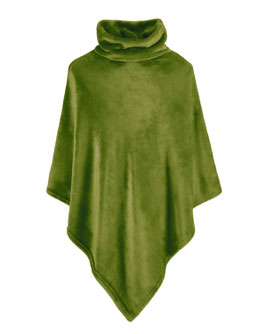 Fleece poncho Cactus