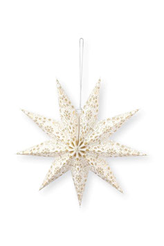 PIP STUDIO - Étoile de Noël Lampion Blanc 60cm