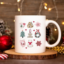 LES MOONETTES - Mug de Noël "Petits Plaisirs de Noël"
