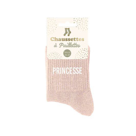 Chaussette Paillettes "Princesse"