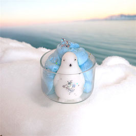 PEAU D'ÂNE - Bougie Mini Mini Pingouin Bubble Gum
