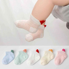 TITES CHAUSSETTES - Chaussettes Coeur Dentelle Enfants (Lot 5 paires)
