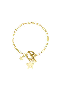 Bracelet étoile joyeuse Doré