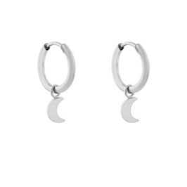 Essentialistics BOUCLES D'OREILLES MOON (S) SILVER