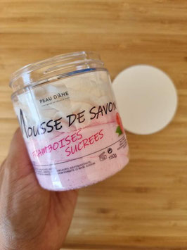 PEAU D'ÂNE - Mousse de Savon Framboise Sucrée