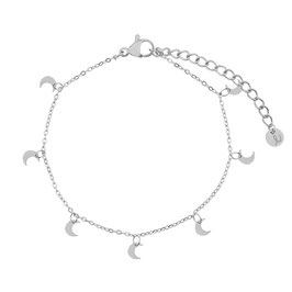 Essentialistics BRACELET A LOT OF MOONS SILVER