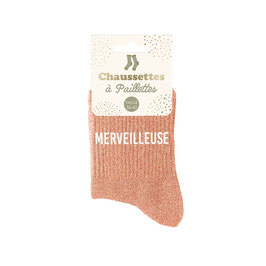 Chaussette Paillettes "Merveilleuse"