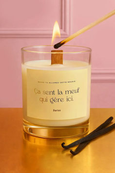 FORTES - Tu gères meuf - La Bougie Vanille & Or