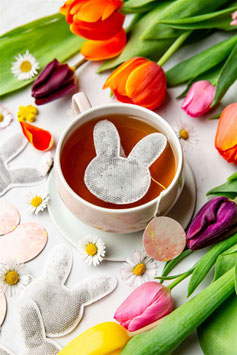 TEA HERITAGE - Sachets de thé personnalisés - Lapin x5