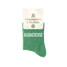 Chaussette Paillettes "Audacieuse"