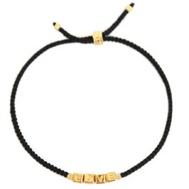 LOVE IBIZA - The Love Bracelet Gold Black