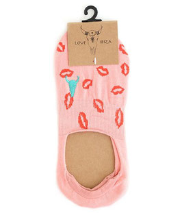 [LOVE IBIZA] CHAUSSETTES SNEAKER LIPS