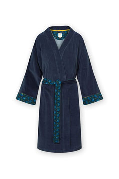 PIP STUDIO - Kimono Nicky Velvet Bleu Foncé