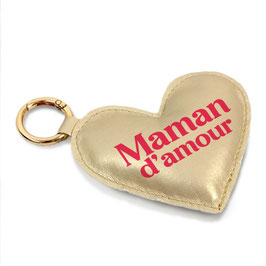 S - Porte clés cœur "Maman d'amour"