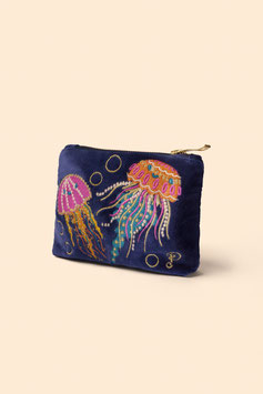 POWDER - Pochette Mini en Velours - Jolly Jellies - Marine