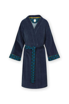 PIP STUDIO - Kimono Nicky Velvet Bleu Foncé