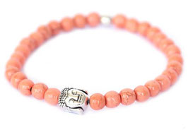 [ LOVE IBIZA ] Bracelet BUDDHA CORAL STONE