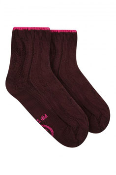PIP STUDIO - Chaussette Ashley Mauve