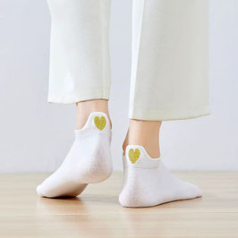 TITES CHAUSSETTES - Chaussettes Languette Coeur Doré