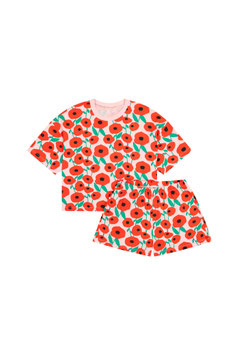 WE ARE JOLIES - Pyjama Coton BIO Coquelicot Rose
