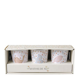 Mathilde M - Set de 3 verres Amour d'Oiseau