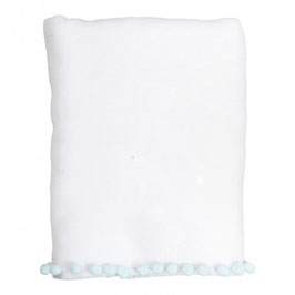 Mathilde M - Serviette enfant Douceur bleue