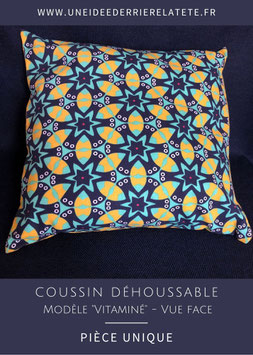 Housse de coussin - Modèle "Vitaminé"