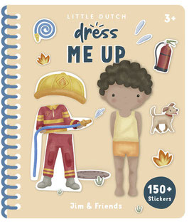 Anziehbuch Sticker | Jim & Friends | Little Dutch