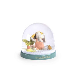 Schneekugel Hase Trois petits lapins | Moulin Roty