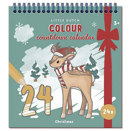 Adventkalender Ausmal-Countdown Kalender | Little Dutch