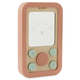 Babytelefon aus Holz und Silikon Katze | Mrs. Cat | Trixie