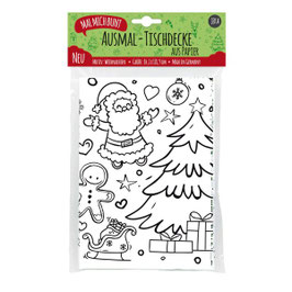 Ausmal-Tischdecke aus Papier | Weihnachten | Mal mich bunt