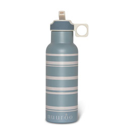 Trinkflasche Streifen blau 500 ml | nuuroo