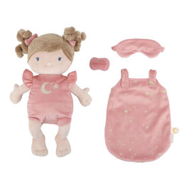 Kuschelpuppe Schlafpuppe Rosa 40 cm | Little Dutch