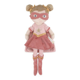 Kuschelpuppe Superheld Rosa 35 cm | Little Dutch