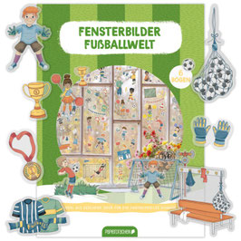 Fenstersticker Fußballwelt | Papierdrachen