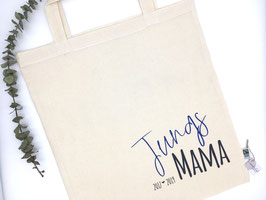 MAMA Tasche "Jungs Mama" mit Geburtsjahr | Bio-Baumwolle
