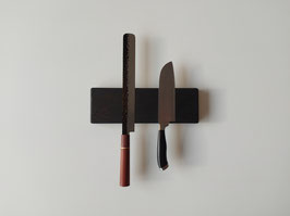 BLACK EDITION XXL Messerhalter-Unikat aus Eichenholz magnetisch