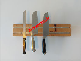 Messerhalter-Unikat aus massiver Werkbank magnetisch