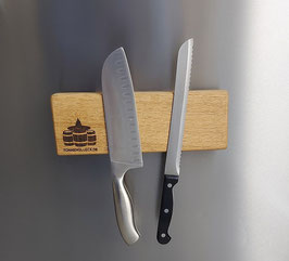 Messerblock-Unikat aus Eichenholz magnetisch