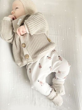 Baby Strickjacke beige