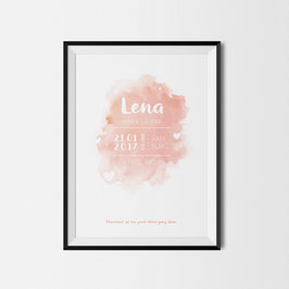 Baby Birth Print Rose