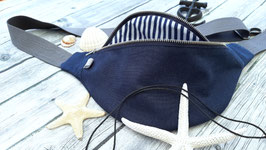 Bauchtasche Oilskin marine