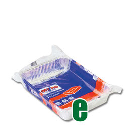 3 VASCHETTE ALLUMINIO 4 PORZIONI OTTIMO