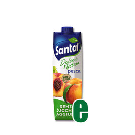 SUCCO PESCA SENZA ZUCCHERI AGGIUNTI SANTAL 1 LITRO BRIK